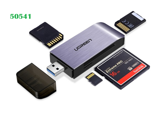 Đầu Đọc Thẻ USB 3.0 Hỗ Trợ SD/TF/CF/MS UGREEN 50541 Chính Hãng